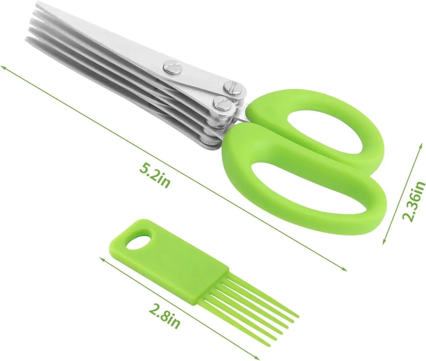 5-Layer Kitchen herb Scissors