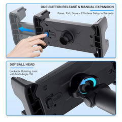 Suporte de Chão Ajustável para Tablet/iPad