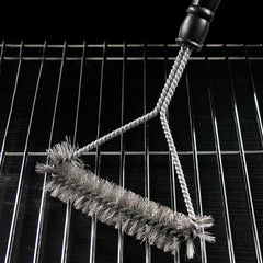 Escova de Aço Inoxidável para Limpeza de Churrasqueira