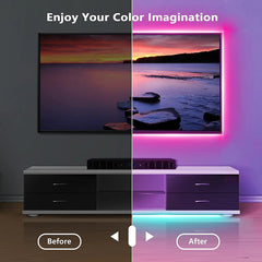 Fita LED RGB 5050 USB Bluetooth 5V