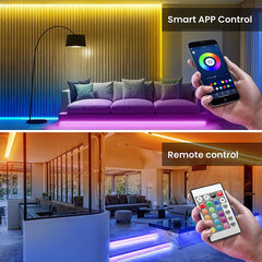 Fita LED RGB 5050 USB Bluetooth 5V