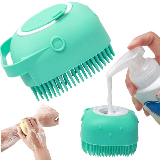 Escova de Silicone para Banho e Massagem Corporal