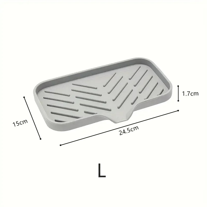 Tapete de silicone para Pia e Torneira - Organizador Multifuncional