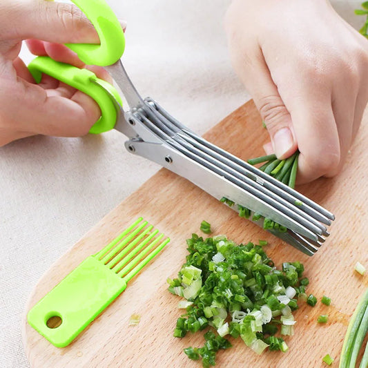 5-Layer Kitchen herb Scissors