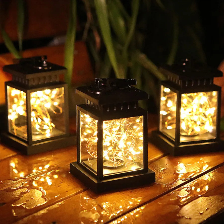 Lanterna Solar Decorativa para Jardim – Iluminação Externa