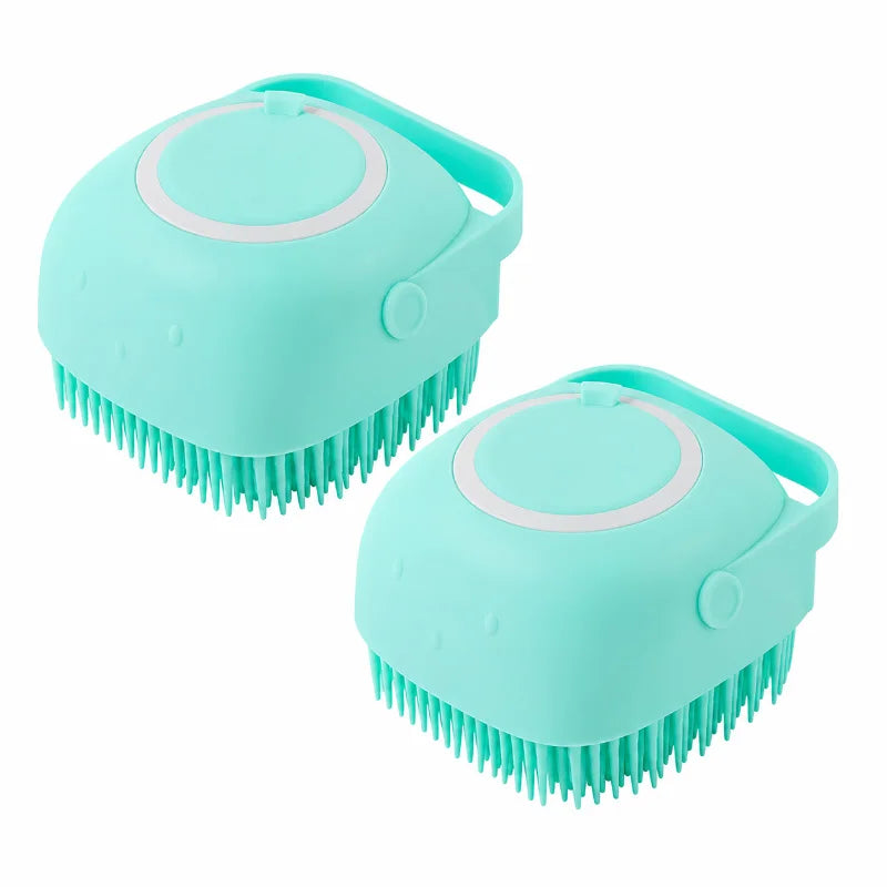 Escova de Silicone para Banho e Massagem Corporal