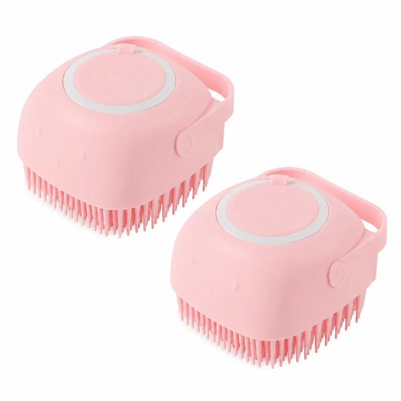 Escova de Silicone para Banho e Massagem Corporal
