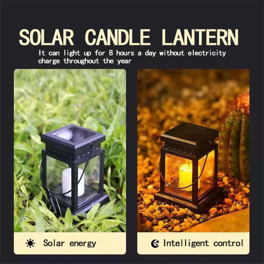 Lanterna Solar Decorativa para Jardim – Iluminação Externa