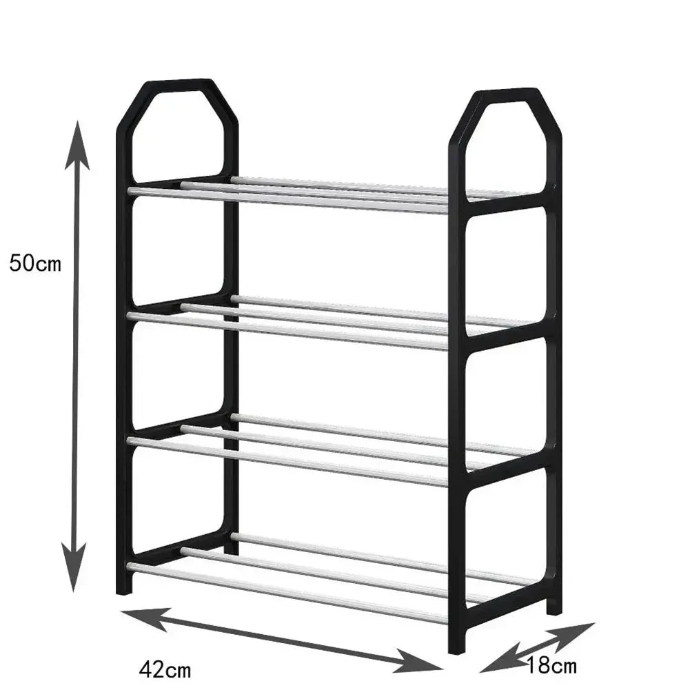 Sapateira de Metal com 4 Níveis – Organizador de Calçados com Grande Capacidade