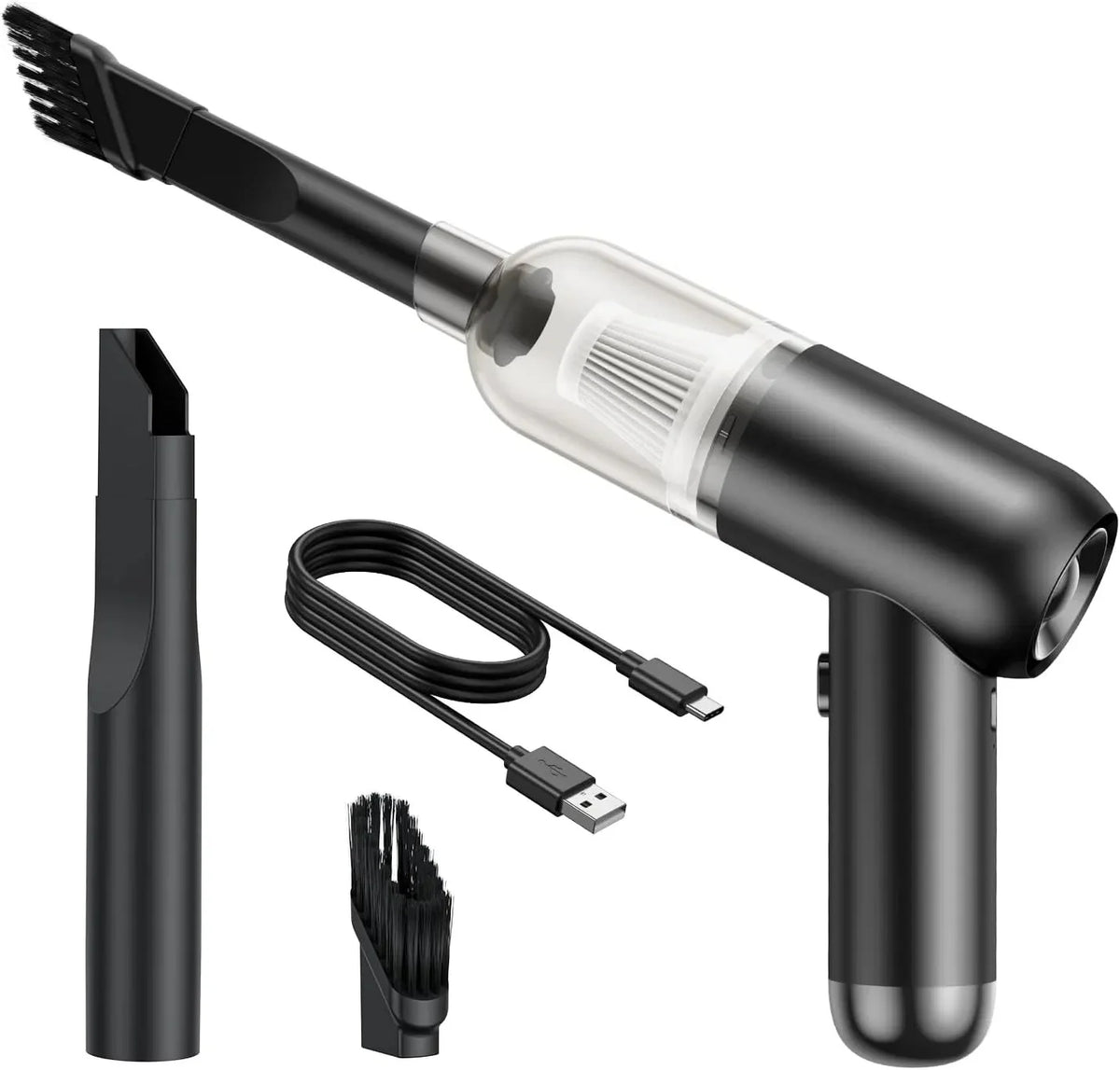 Mini Aspirador Portátil para Carro Sem Fio