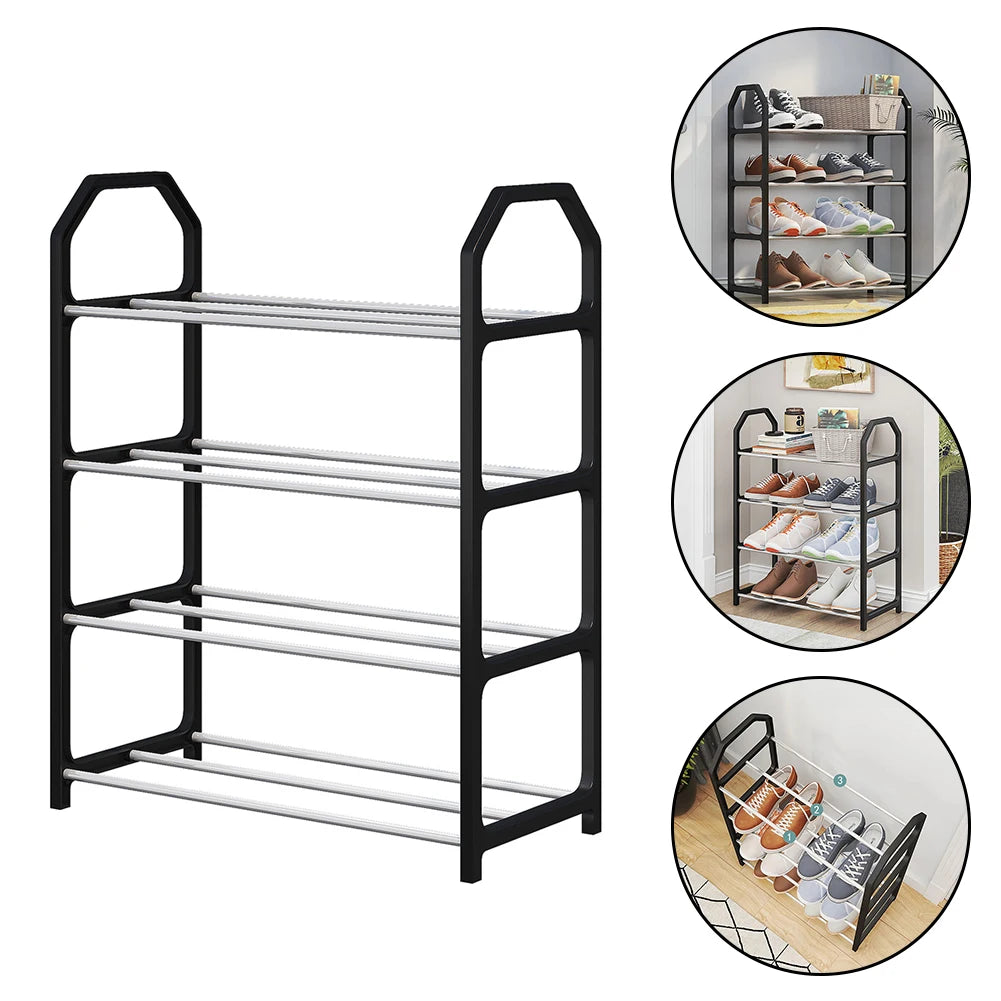 Sapateira de Metal com 4 Níveis – Organizador de Calçados com Grande Capacidade