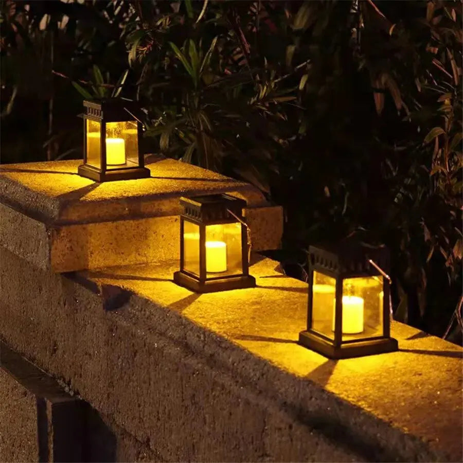 Lanterna Solar Decorativa para Jardim – Iluminação Externa