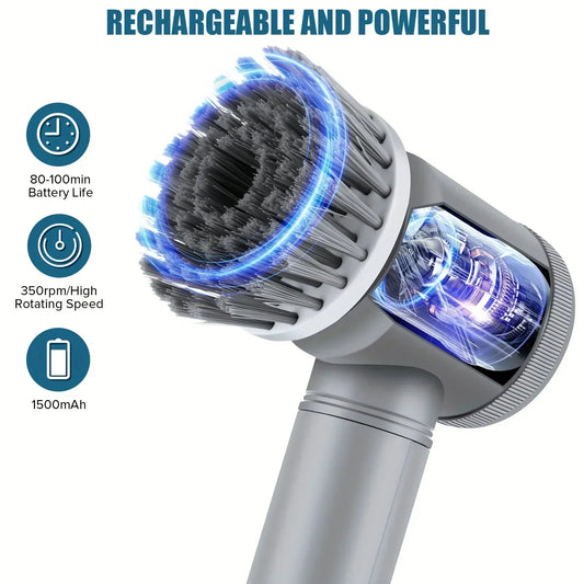 Escova electrica para limpar o banheiro