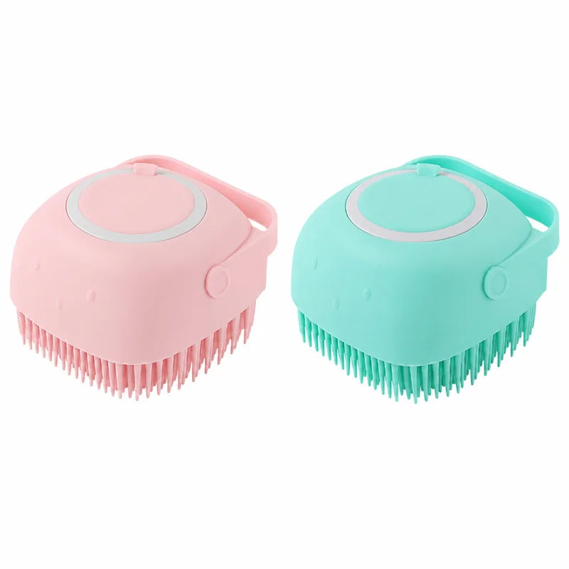 Escova de Silicone para Banho e Massagem Corporal