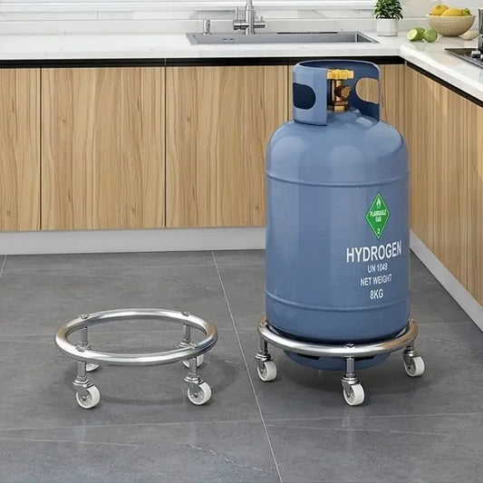 Base Móvel para Botijão de Gás com Rodinhas